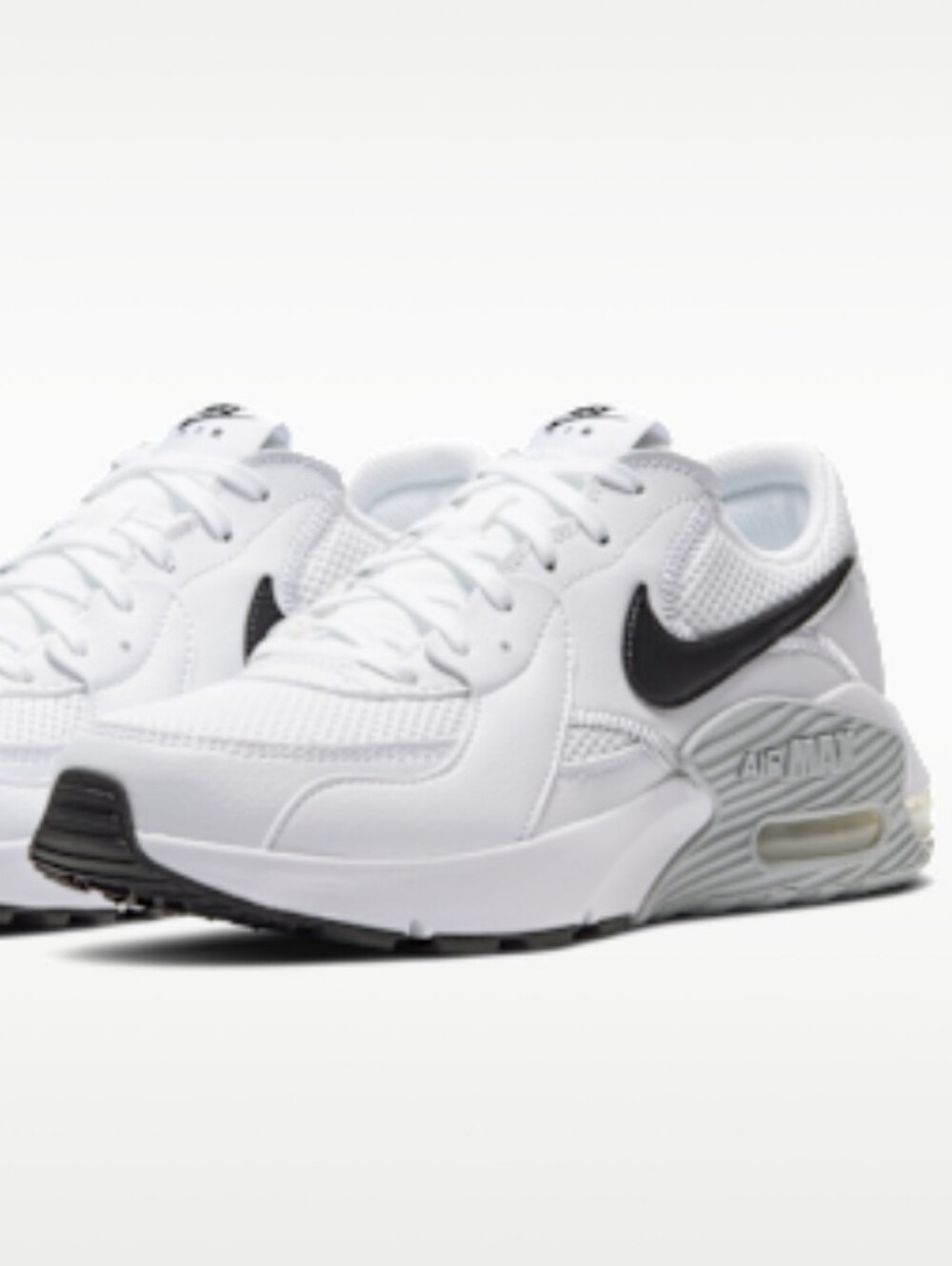 Nike Air Max Excee White & Black Sneakers Women's 6